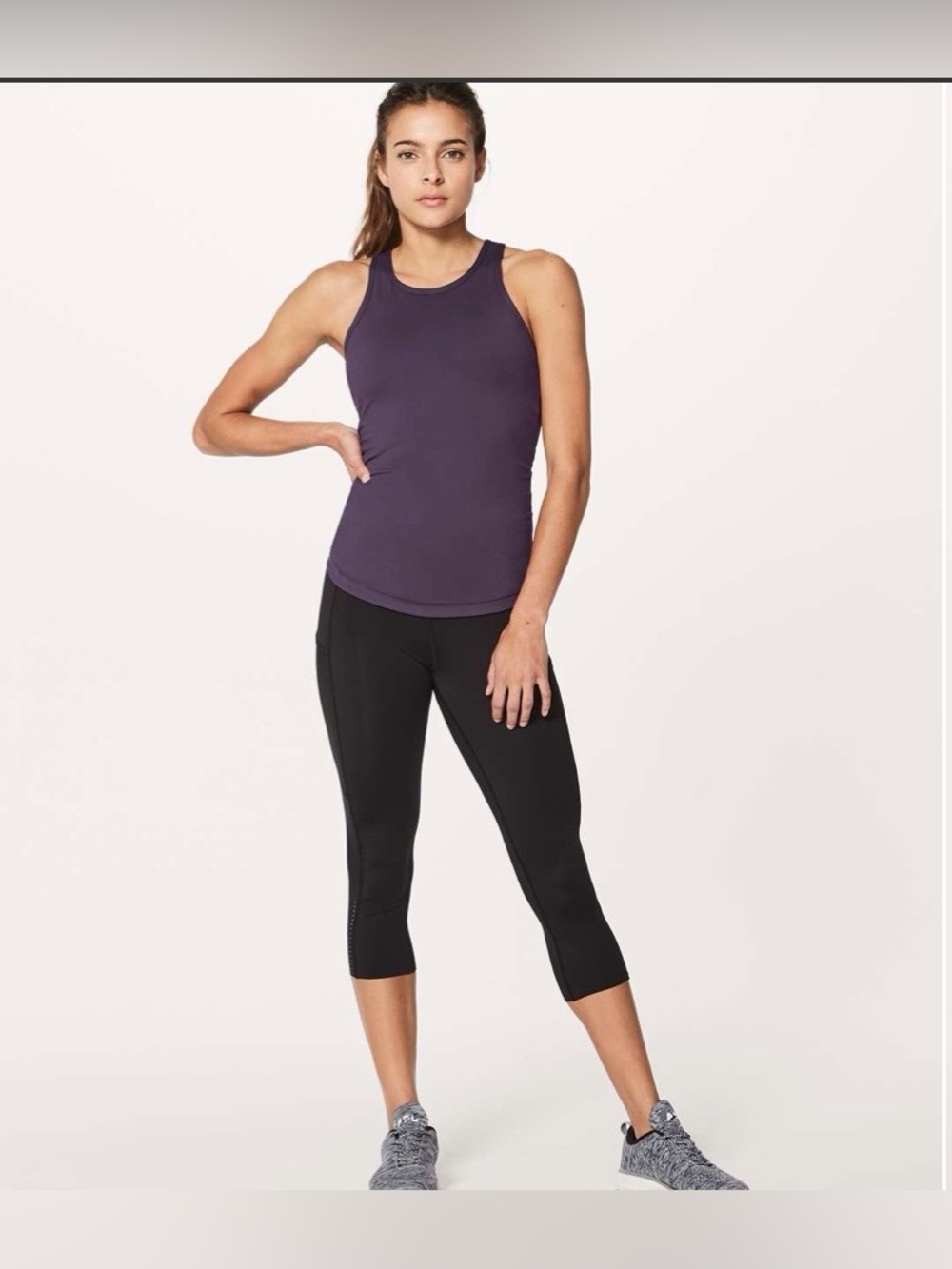 Lululemon Final Lap Tank in Black Currant | Size 4